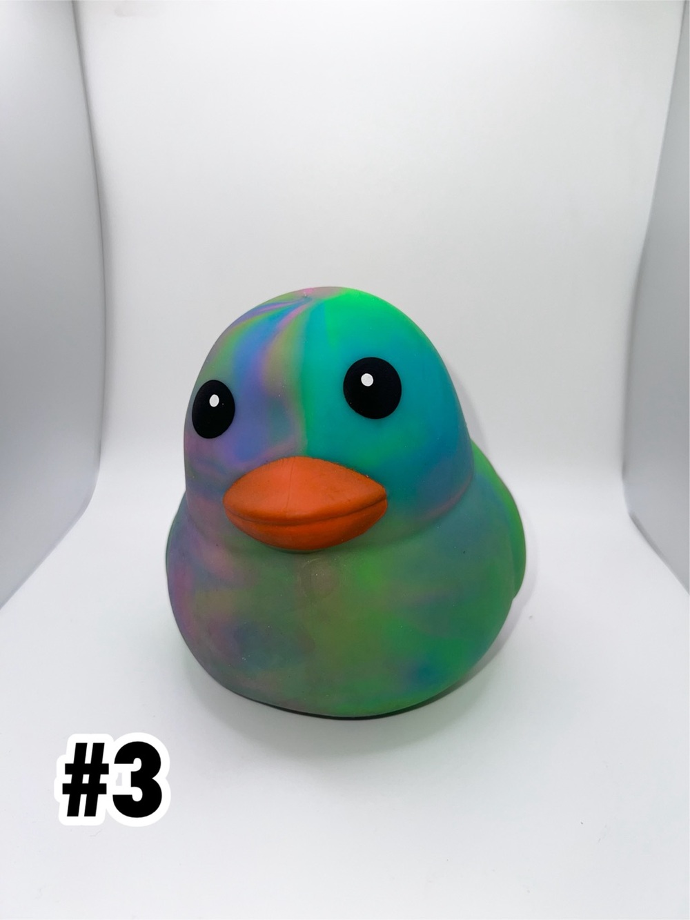 Authentic Sunny Days Jumbo Squishy Stress Toy Squeezy Rainbow  Duck New